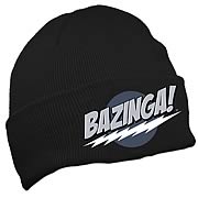 Big Bang Theory Bazinga! Black Knit Hat